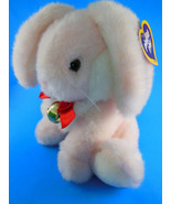 Plush Pink Bunny Rabbit Floppy Ears Mint w Tag Vintage Korea 9&quot; Playful ... - $24.34 CAD