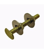 Premium 1/4&quot; x 2-1/4&quot; Solid Brass Closet Bolts w/4 Washers and 4 Acorn Nuts - $4.77 CAD