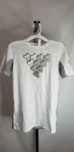 T-shirt Heat Gear Under Armour Youth M White And Grey With Tags - $193.99