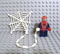 LEGO Spiderman 4854, 4855, 4856, 4857 Minifigure DK Blue Silver - £63.90 GBP
