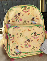 Disney Store Princess &amp; The Frog Yellow Full Size Backpack  Tiana Brand New - £35.96 GBP
