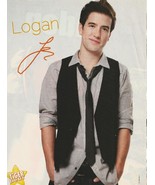 Logan Henderson Big Time Rush teen magazine pinup clipping Tiger Beat Pix - $3.50