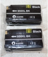 2 HP 950XL Black Ink Cartridges ~ New Sealed ~ No Box ~ No Returns - $27.42 CAD