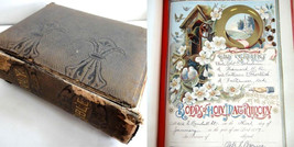  1886 Antique Bible Baltimore Md Froelich Koehmlein W Temperance Pledge - £136.23 GBP