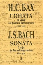Sonata C major for flute and basso continuo BWV 1033 [Paperback] Bach Johann Seb - £9.24 GBP