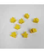 Carcassonne - Set of 8 Yellow Meeples - Brand New - $9.89