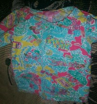 Lilly Pulitzer Baby Girls In the Beginning Top Sz Xs (2-3) - £24.91 GBP