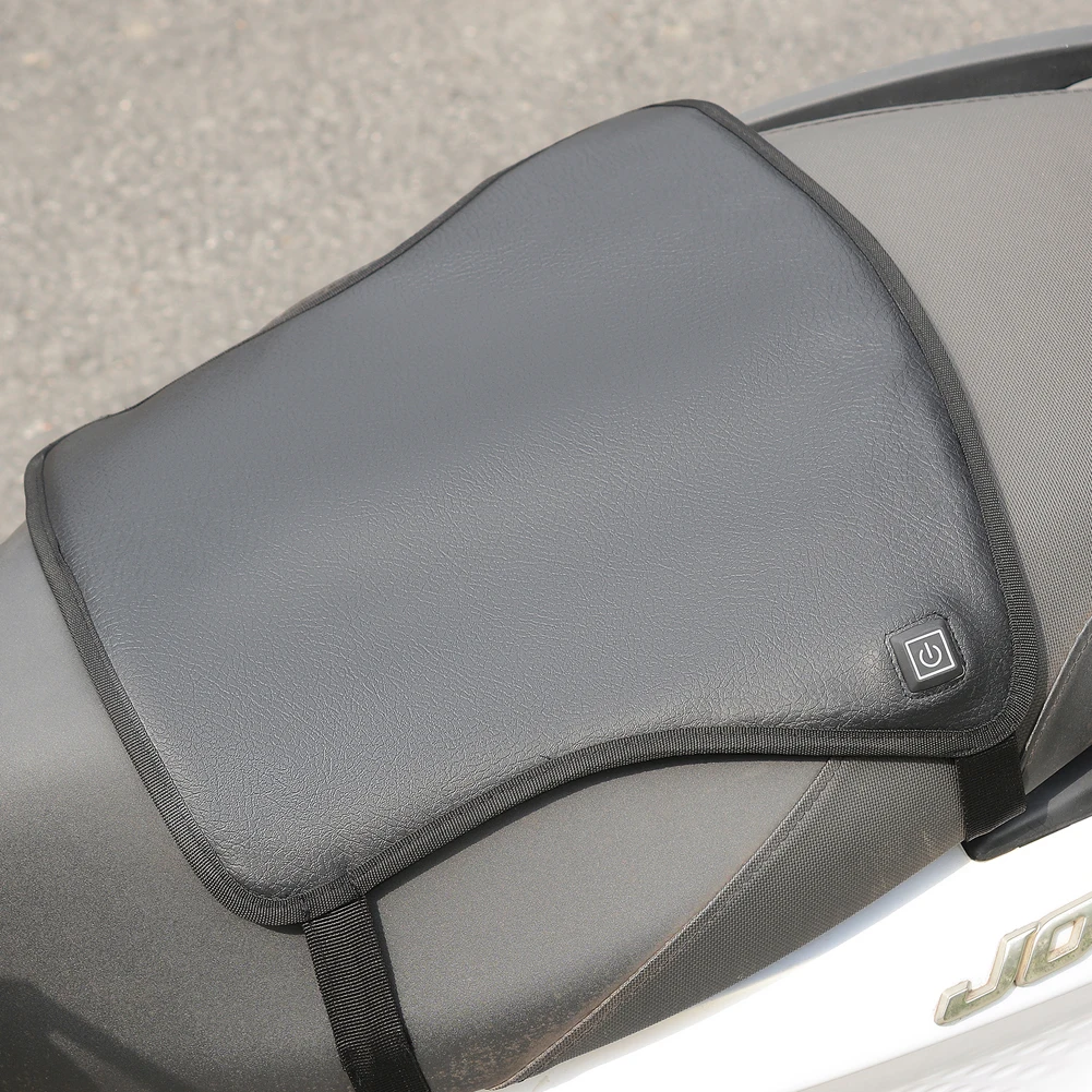 Motorcycle Seat Heater Pad - Anti-slip Electric Heating Pad with Smart Tempera - £32.25 GBP