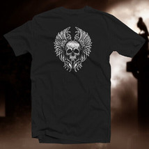 Winged Skull #3 COTTON T-SHIRT Biker Goth Occult Mysticism Magic - £13.95 GBP+