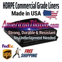 HDRPE Liner 20x20 Ft – Inslat 30 Mil Backyard Pond Protection - $106.91+