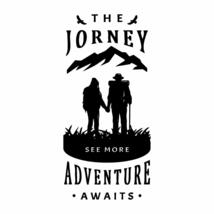 Anewdecals Wall Sticker-Adventure Awaits Journey See-Custom Color Wall Decor Mor - £18.57 GBP+