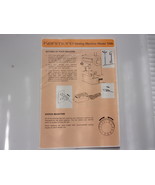 Vintage Kenmore Sewing Machin Model 1345 Instruction Sheet  - $6.82 CAD