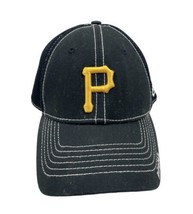 MLB Pittsburgh Pirates Hat Baseball Cap Black Fitted Size Medium/ Large New Era - £19.74 GBP