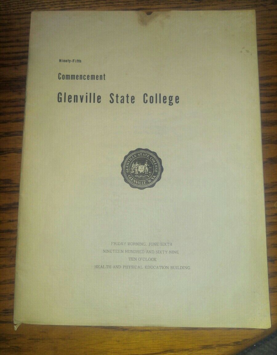 Primary image for Glenville State College Commencement Booklet 1969 Class of Graduation