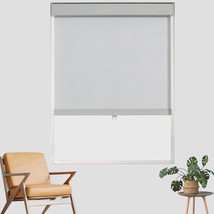 Bricurtex Cordless Roller Shades for Windows Blackout Blinds White 39&quot;x72&quot; - $23.75