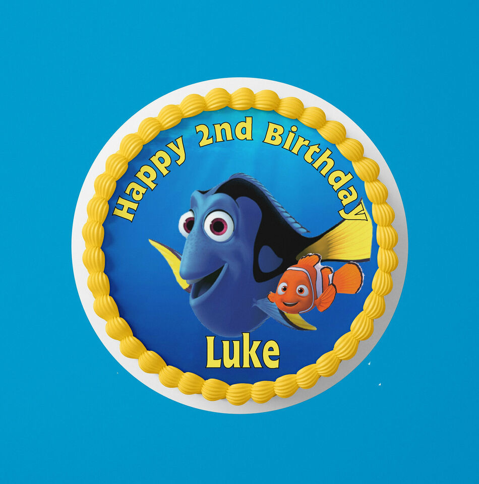 Round Edible Cake Topper for kids Finding - $9.89