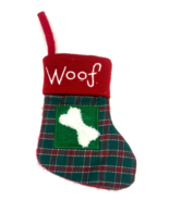 Doggy Dog Pup Puppy WOOF Mini 7 1/2&quot; Christmas Stocking - $6.81 CAD
