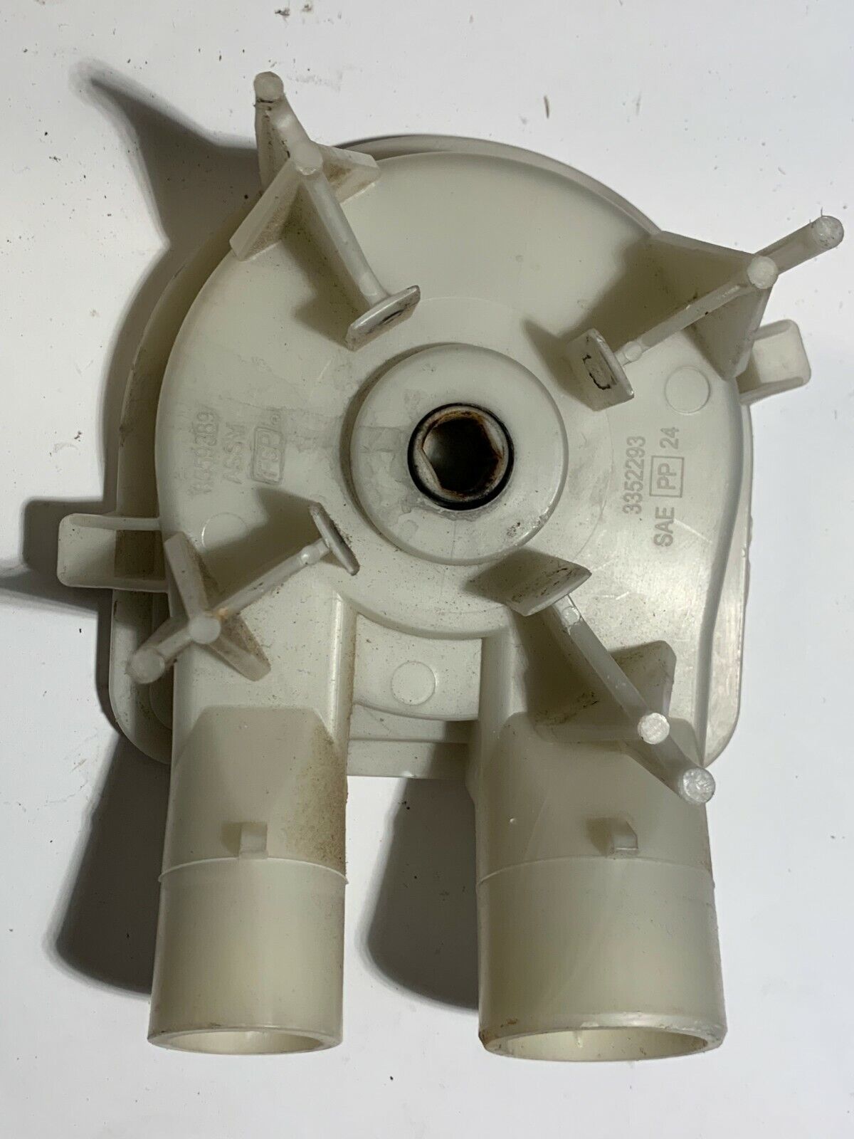 Washer Drain Pump (3363394), for Maytag &amp; Whirlpool P/N: WP3363394 [Used] - $3.51