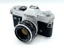 Canon FTb-QL 35mm SLR Camera with 50mm f/1.8 FL Lens - £118.03 GBP