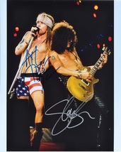 Axl Rose &amp; Slash Signed Photo X2 - Guns N Roses w/COA - £359.46 GBP