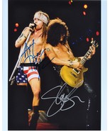 AXL ROSE &amp; SLASH SIGNED PHOTO X2 - GUNS N ROSES w/COA - $623.48 CAD