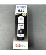 Genuine Epson 522 Ecotank T522120-S T522120-CP Black Ink Exp 2028 SEALED (6) - $13.29