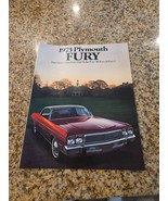 1973 Plymouth Fury 20-page Original Car Sales Brochure - Gran Coupe II III - $8.90