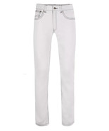 Stylish Casual Wear Men&#39;s Biker Pant White Leather New Lambskin Genuine ... - $158.23 CAD+