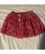 Girl’s Cynthia Rowley Tutu Skort Skirt Shorts Small 5/6 Snowflake Lace Pink - €5,98 EUR