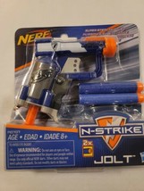 Nerf N-strike Jolt blaster soft dart gun set blue New in sealed package - £5.49 GBP