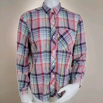 Vtg Levis Olympic Games Plaid Western Shirt Womens 14 1980 USA Made Rock... - $29.74