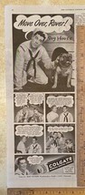 Vintage Print Ad Colgate Dental Cream Sailor in Dog House Bad Breath 13.5 x 5.25 - £9.20 GBP