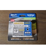 NEW Brother P-touch TZe-FX231 Label Maker 1/2&quot; Black Print White Cable W... - €7,51 EUR