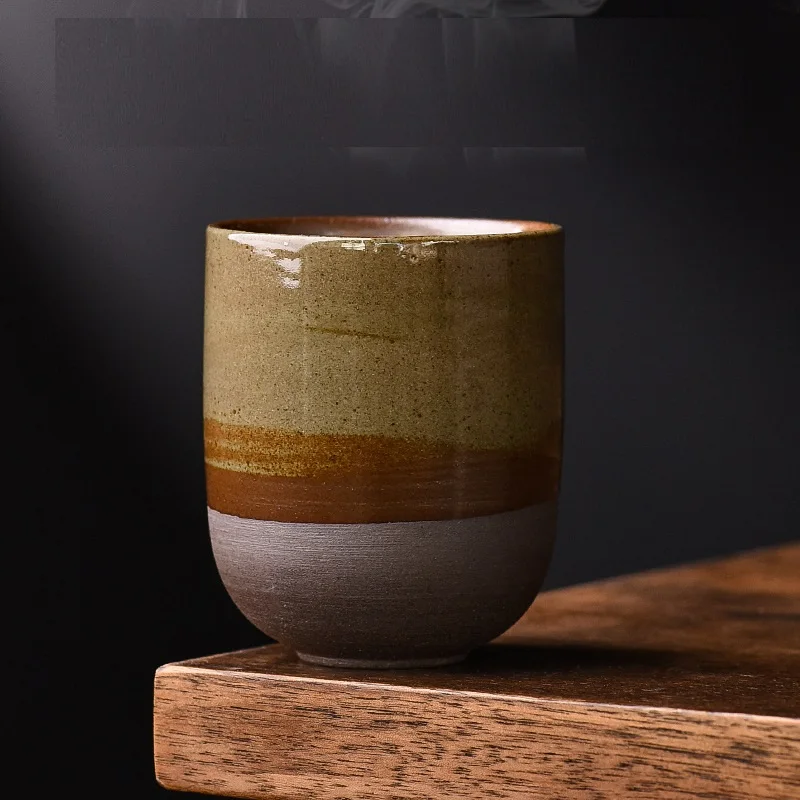 Retro Coarse Clay Mug 3.5oz 100ml Mini Ceramic Coffee Cup Capacity: 81-1... - €3,02 EUR