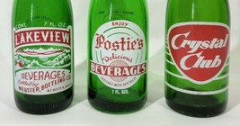 3 Vtg Bottles Lake View Beverages - Postie&#39;s Beverages &amp; Crystal Club - €26,44 EUR