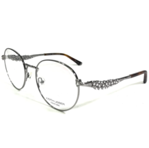 Judith Leiber Eyeglasses Frames Demure Sun Wood Silver Sparkly Crystal 5... - £95.87 GBP