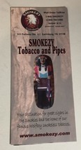 Smokezy Tobacco And Pipes Brochure Gatlinburg Tennessee BRO14 - $4.94