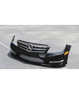 12-14 Mercedes C300 Sdn Front Bumper Sport Package w/o headlamp washers ... - $905.87 CAD