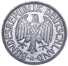Germany Mark, 1966-G Gem Unc~Eagle~Free Shipping~#A13 - $6.36