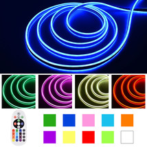 50 Ft Neon Led Light Strip Rope Tube Flexible Sign Rgb Home Party Decor 2 Pack - £307.60 GBP