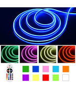 50 Ft Neon Led Light Strip Rope Tube Flexible Sign Rgb Home Party Decor ... - $383.82