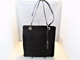 Vince Camuto Lyle Suede And Leather Tote, Purse, Satchel $298 Black  -  #2155 - £35.03 GBP