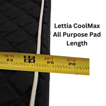 Lettia Cool Max All Purpose English Riding Saddle Pad Black or Gray USED image 5