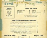 The Cupboard Menu Hotel Coates Virginia Minnesota 1960&#39;s - $44.67