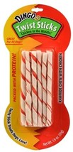 Dingo Twist Sticks Rawhide Chew with Chicken in The Middle 6&quot; Long (10 P... - €11,11 EUR