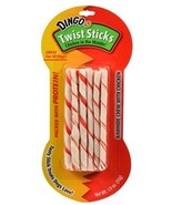 Dingo Twist Sticks Rawhide Chew with Chicken in The Middle 6&quot; Long (10 P... - $12.87