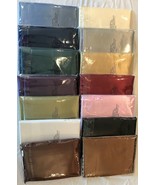 Queen size Bridal Silk~y Satin Hair Beauty Pillow Cases 2 pcs set 100% P... - €17,32 EUR