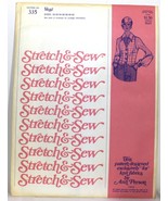 VTG Stretch &amp; Sew 335 Pattern Vest Bust Sz 30-42 Designed by Ann Person - £14.94 GBP