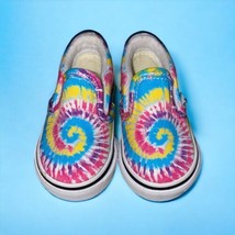 Vans Toddler Slip On Rainbow Tie Dye Shoes. Size - £14.08 GBP