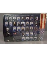 Civil War Union &amp; Confederate Generals Painless Learning Educational Pla... - $9.90